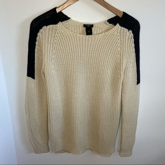 Ann Taylor color blocked sweater top - Picture 5 of 12